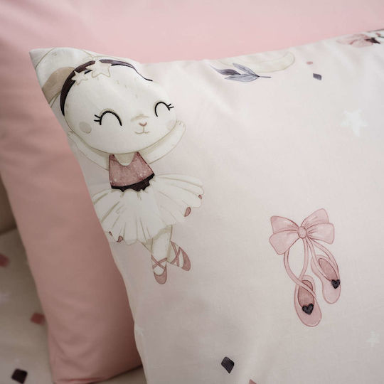 Vesta Home Παιδικό Κουβερλί Μονό Ballarina Pink 160x230εκ.