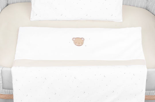 Kikka Boo Baby Crib Bedding Set 5pcs Beige