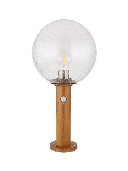 Globo Lighting Lampa Post Mic De Exterior 15W IP44 Pentru Bază De Bec E27 Maro