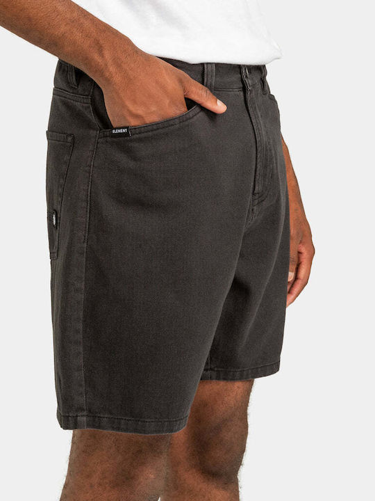 Ανδρική Βερμούδα Washed Black