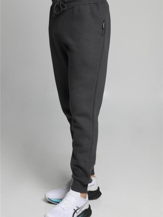 Van Hipster Men's Sweatpants with Rubber Gray