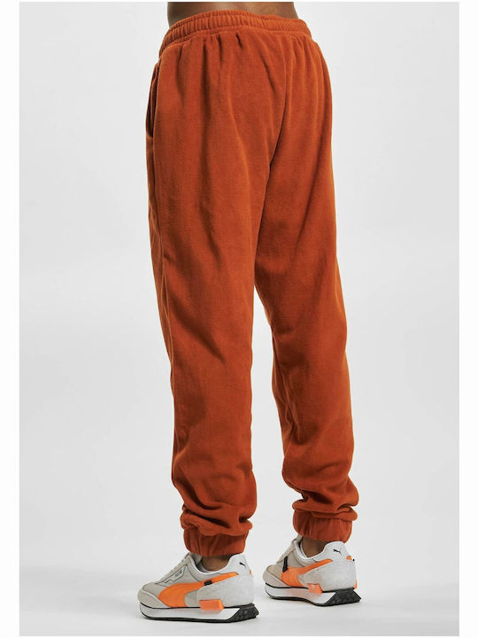 Just Rhyse Men's Sweatpants with Rubber Brown