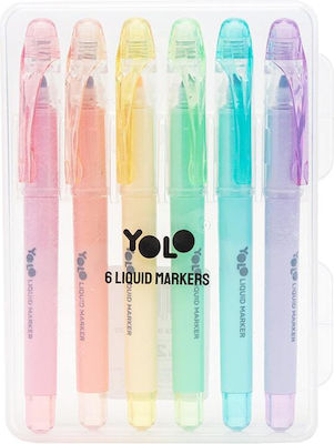 Yolo Highlighters Multicolour 6pcs