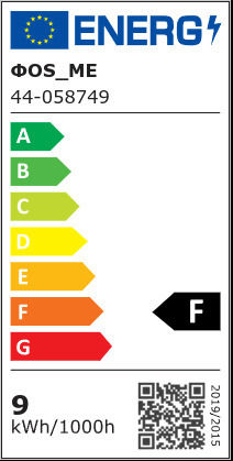 Fos me LED Bulb 9W for Socket E27 and Shape A60 Warm White 820lm Dimmable