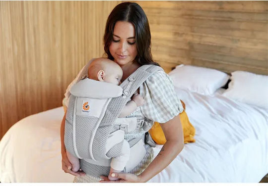 Ergobaby Класическа Кенгуру Omni Breeze Pearl Grey с Максимално Тегло 20кг BCZ360PGRY