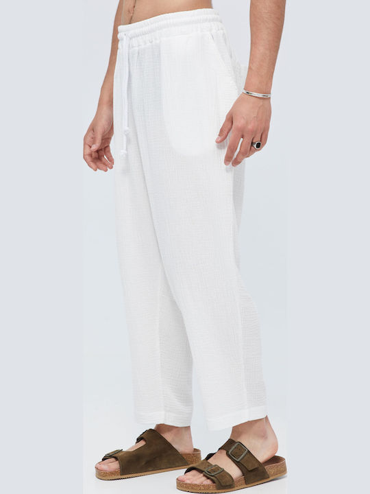 Pantaloni Alb