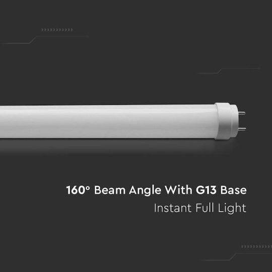 V-TAC LED Bulb 9W Fluorescent Type 60εκ. for Socket G13 and Shape T8 Cool White 850lm