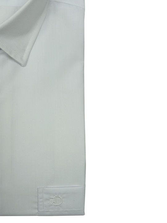 Poli Gianni Men's Shirt Short Sleeve Cotton White