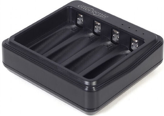 Energenie BC-USB-03 USB Charger 4 Batteries Ni-Cd/Ni-MH Size AA/AAA