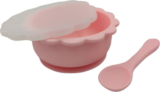 Baby Cloud Baby Food Container Set made of Silicone Pink
