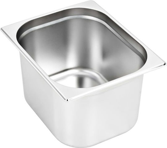 vidaXL Σκεύος Gastronorm Ανοξείδωτο GN1/2 με Βάθος 20mm