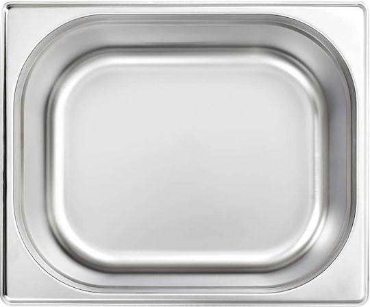 vidaXL Σκεύος Gastronorm Ανοξείδωτο GN1/2 με Βάθος 20mm