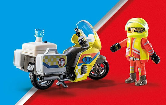 Playmobil Stadtleben Rettungssanitäter mit Motorrad für 4-10 Jahre