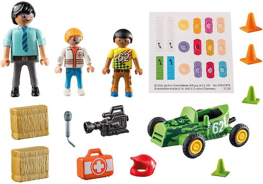Playmobil Duck On Call Ambulance Action: Help the Racing Driver for 3+ years years old