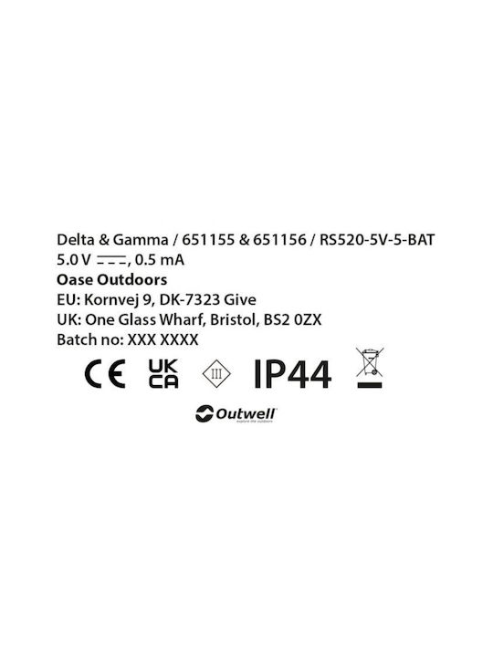 Outwell Outdoor Light String 2m