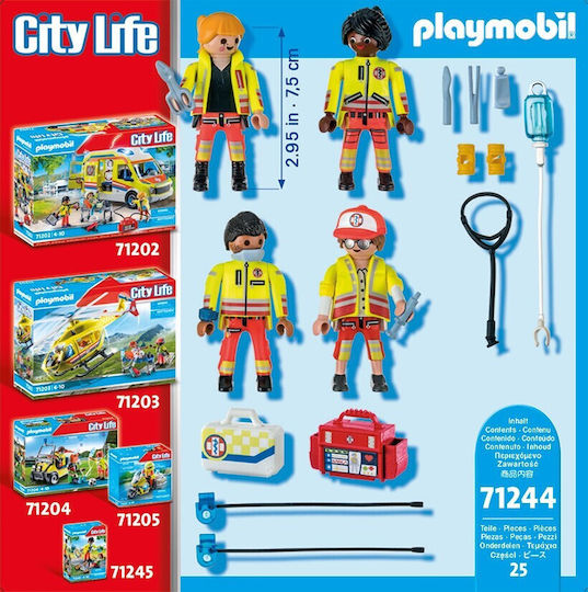 Playmobil Stadtleben Rettungsteam für 4-10 Jahre