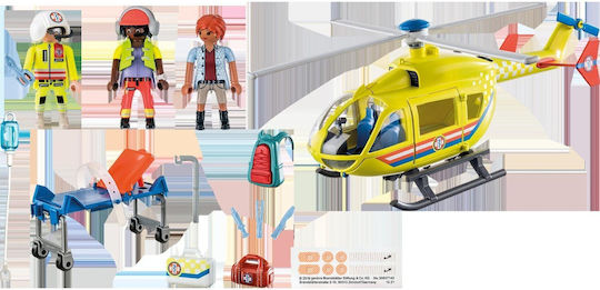 Playmobil Stadtleben Rettungshubschrauber für 4-10 Jahre