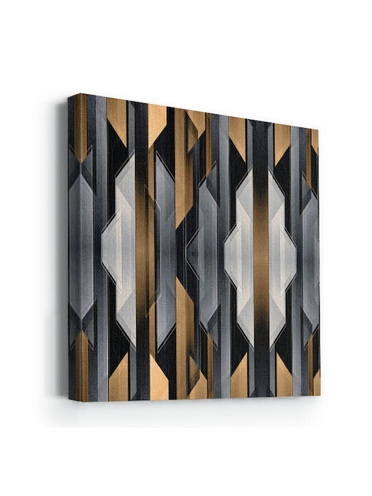 Walls Αφηρημένη Τέχνη Πίνακας σε Καμβά 40x40cm