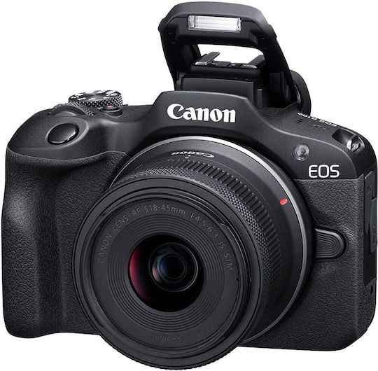 Canon EOS R100 Mirrorless Camera Kit (RF-S 18-45mm f/4.5-6.3 IS STM) Black