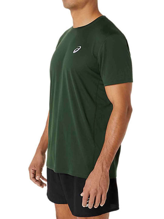 ASICS Core Ανδρικό Αθλητικό T-shirt Κοντομάνικο Πράσινο