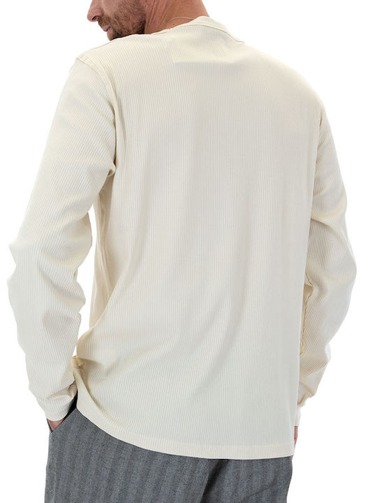 Les Deux Herren Langarm-Pullover Beige