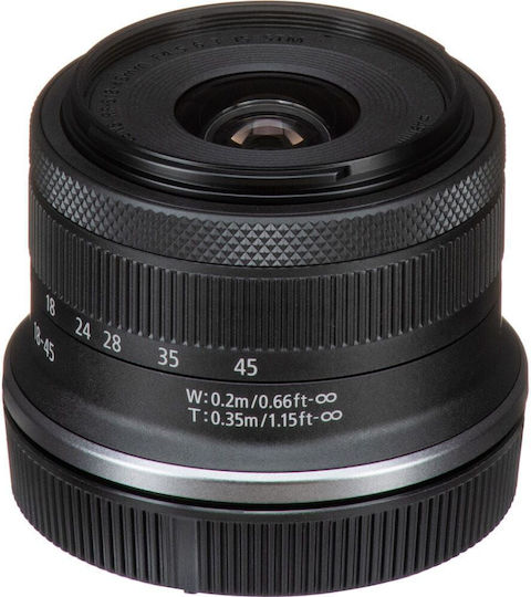 Canon EOS R100 Mirrorless Camera Kit (RF-S 18-45mm f/4.5-6.3 IS STM + RF-S 55-210mm f/5-7.1 IS STM) Black