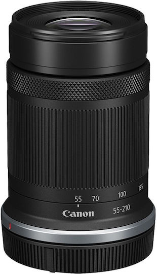 Canon EOS R100 Mirrorless Camera Kit (RF-S 18-45mm f/4.5-6.3 IS STM + RF-S 55-210mm f/5-7.1 IS STM) Black