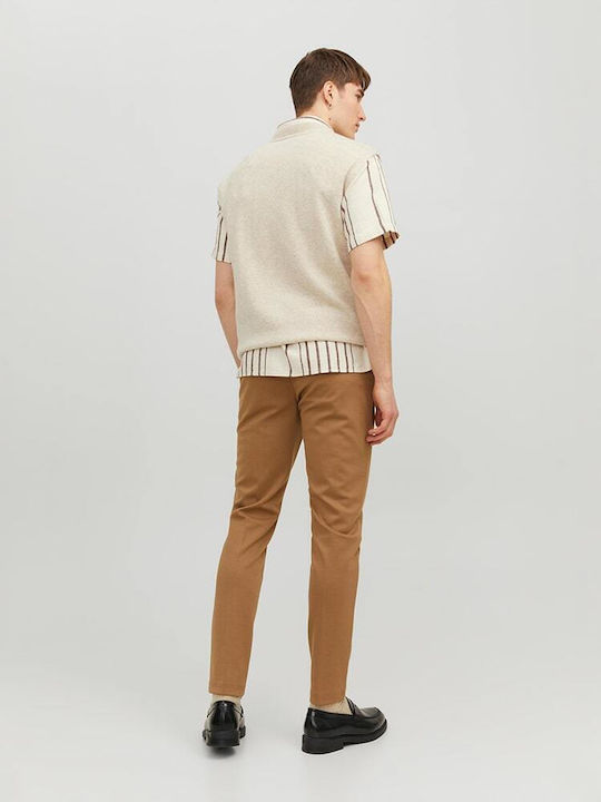 Jack & Jones Ανδρικό Παντελόνι Chino Μπεζ