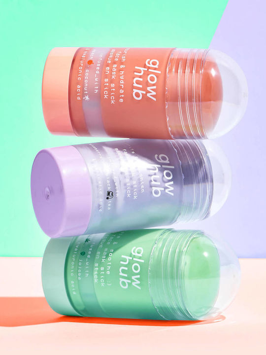 Glow Hub Mix & Mask Комплект за грижа за кожата за Хидратация & Блясък