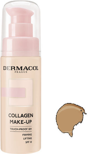 Dermacol Collagen Make-up SPF10 Liquid Make Up 4.0 Tan 20ml