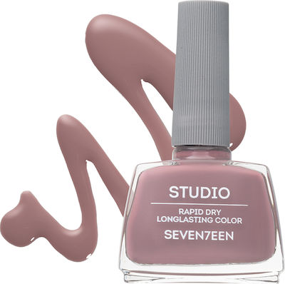 Seventeen Studio Rapid Dry Lasting Color Gloss Βερνίκι Νυχιών Quick Dry Ροζ 173 12ml
