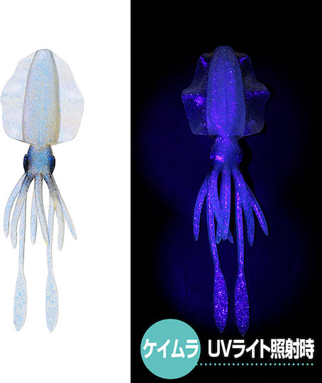 Viceo Squid 6 Fluorescent Squid Jigs 15cm 6 Pieces