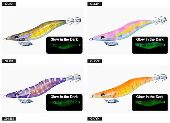 Duel LQ Lens Squid Jigs Fluorescent Bej