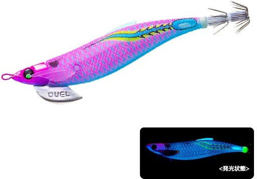 Duel EZ-Q FINPLUS Tintenfisch-Jigs Leuchtend Fuchsie