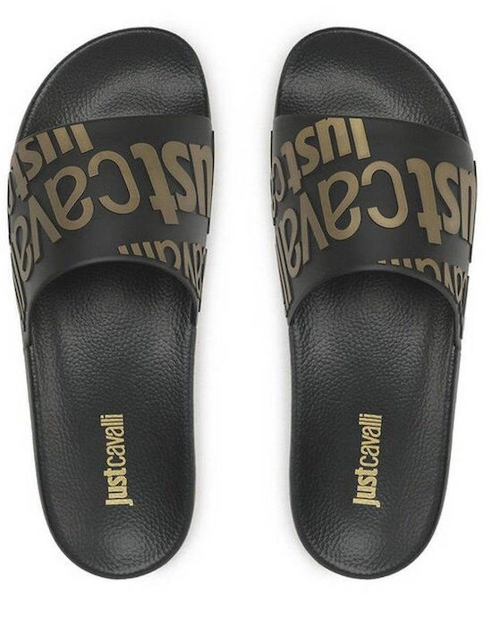 Just Cavalli Herren-Sandalen Schwarz