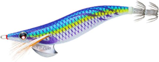 Yo-Zuri Aurie-Q Long Squid Jigs Fluorescente No3