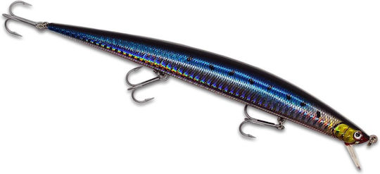 Soul Lures Gun Minnow Τεχνητό Δόλωμα Ψαράκι Συρτής 17.5εκ./34gr Γαλάζιο