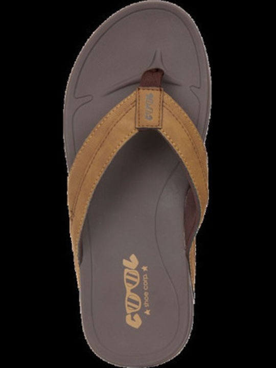 Men's Flip Flops Anatomic Brown