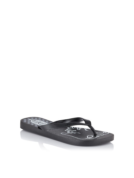 Zak Men's Flip Flops Black