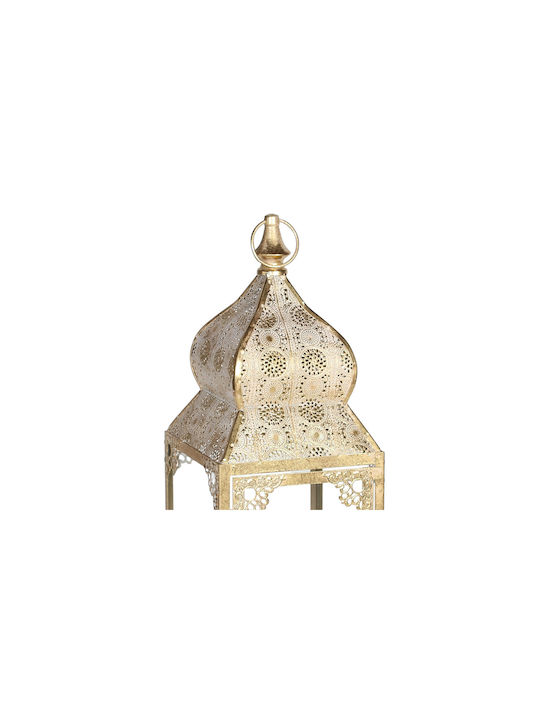 Keskor Floortop Metallic Lantern Gold 19x19x62cm