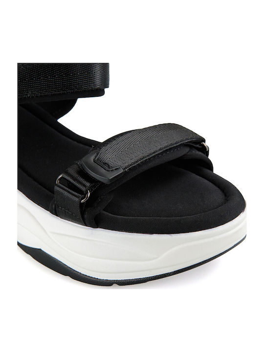 Women's Flat Sandals Flatforms Black
