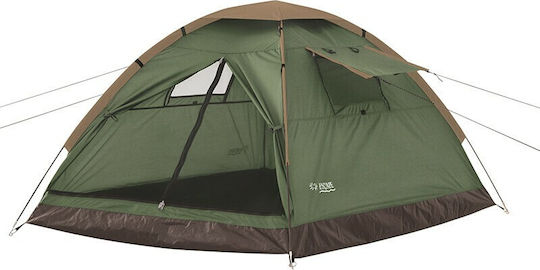 Escape Trail IV Summer Camping Tent Igloo Khaki with Double Cloth for 4 People 210x240x175cm