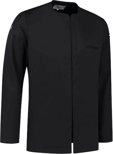 Le Nouveau Chef Mantel Koch Herren Schwarz mit Langärmelig
