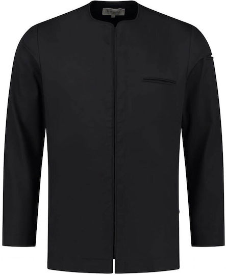 Le Nouveau Chef Mantel Koch Herren Schwarz mit Langärmelig