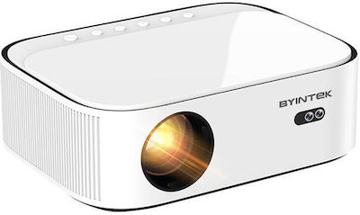 Byintek K45 Smart Proiector Full HD Lampă LED cu Wi-Fi și Boxe Incorporate Alb