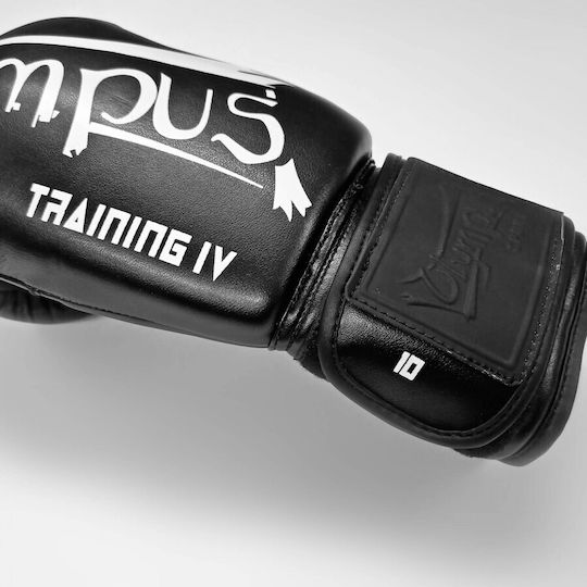 Olympus Sport Training IV PU Mănuși De Box De Copii Din Piele Sintetică Pentru Mănuși De Competiție Negre