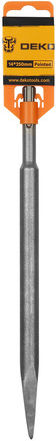 Deko Pointed Chisel 235x51mm with SDS Plus Socket