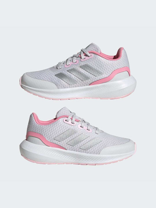 Adidas Αθλητικά Παιδικά Παπούτσια Running Runfalcon 3.0 K Dash Grey / Silver Metallic / Bliss Pink