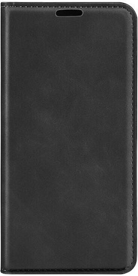 Retro Wallet Δερμάτινο Μαύρο (TCL 40 SE)