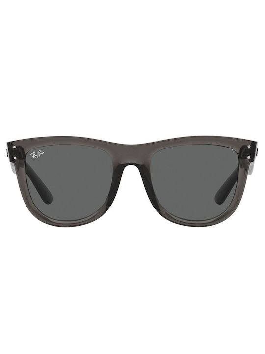 Ray Ban Ochelari de soare cu Gri Din plastic Rame și Gri Lentilă RBR0502S 6707GR